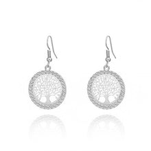 Load image into Gallery viewer, Gold Crystal Drop Earrings Women
