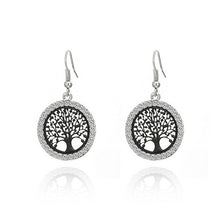 Load image into Gallery viewer, Gold Crystal Drop Earrings Women